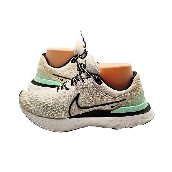 Nike Other - Nike Mens React Infinity Run Flyknit 3 Sneaker 7.5 Phantom DH5392 004 Black Mint